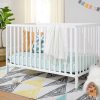 Davinci Union 4-in-1 Convertible Crib in White, Greenguard Gold Certified