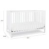 Davinci Union 4-in-1 Convertible Crib in White, Greenguard Gold Certified
