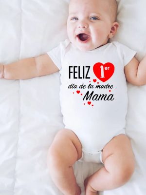 Happy Mothers Day Baby Bodysuits Baby Girl Boy Mothers Day Outfit My 1st Mothers Day New Born Short Sleeve Romper Infant Clothes