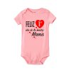 Happy Mothers Day Baby Bodysuits Baby Girl Boy Mothers Day Outfit My 1st Mothers Day New Born Short Sleeve Romper Infant Clothes