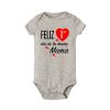 Happy Mothers Day Baby Bodysuits Baby Girl Boy Mothers Day Outfit My 1st Mothers Day New Born Short Sleeve Romper Infant Clothes