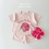 Korea 2022 Summer New Infant Baby Boy Clothes Set Cartoon 3D Bear Printed T shirts Tops+Toddler Girl Breathable Shorts 2pcs Set