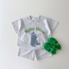 Korea 2022 Summer New Infant Baby Boy Clothes Set Cartoon 3D Bear Printed T shirts Tops+Toddler Girl Breathable Shorts 2pcs Set