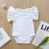 Newborn Body Suit Todder Clothes Set Baby Girl Cotton Short Sleeve Bodysuit Kid Clothes Set Girls Sunsuit Infant Clothing
