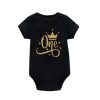 One Year Baby Birthday Bodysuits Cotton Short Sleeve Baby Boys Girls Rompers Jumpssuit Toddler Baby Birthday Gifts Clothes
