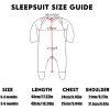 Personalised Baby Sleepsuit Cartoon Bear Letter Babygrow Sleepsuit Infant Coming Home Outfit Custom Name Romper Newbron Present