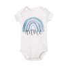 Personalized Baby Bodysuit Rainbow with Name Infant Jumpsuit Boys Girls Outfits Romper Custom Toddler Clothes Baby Shower Gift