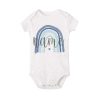 Personalized Baby Bodysuit Rainbow with Name Infant Jumpsuit Boys Girls Outfits Romper Custom Toddler Clothes Baby Shower Gift