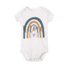 Personalized Baby Bodysuit Rainbow with Name Infant Jumpsuit Boys Girls Outfits Romper Custom Toddler Clothes Baby Shower Gift
