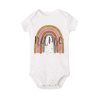 Personalized Baby Bodysuit Rainbow with Name Infant Jumpsuit Boys Girls Outfits Romper Custom Toddler Clothes Baby Shower Gift