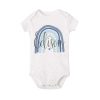 Personalized Baby Bodysuit Rainbow with Name Infant Jumpsuit Boys Girls Outfits Romper Custom Toddler Clothes Baby Shower Gift