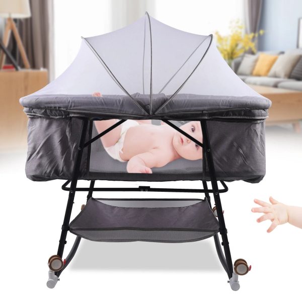 Portable-Baby-Bassinet-Sleep-Cradle-Baby-Nursery-Infant-Bed-Bedside-Crib-Folding-Travel-Crib-Mosquito-Net.jpg Portable Baby Bassinet Sleep Cradle Baby Nursery Infant Bed Bedside Crib Folding Travel Crib Mosquito Net Cot