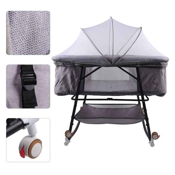 Portable-Baby-Bassinet-Sleep-Cradle-Baby-Nursery-Infant-Bed-Bedside-Crib-Folding-Travel-Crib-Mosquito-Net_4b607de2-807c-4825-aa95-b015d788b027.jpg Portable Baby Bassinet Sleep Cradle Baby Nursery Infant Bed Bedside Crib Folding Travel Crib Mosquito Net Cot