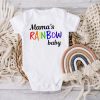 Rainbow Baby Print Newborn Clothes Baby Summer Rompers Infant Body Short Sleeve Baby Toddler Jumpsuit Baby Boy Girl Shower Gifts