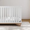 Storkcraft Santa Monica 5-in-1 Convertible Crib (White with Vintage Driftwood) ?C GREENGUARD Gold Certified, Modern Design