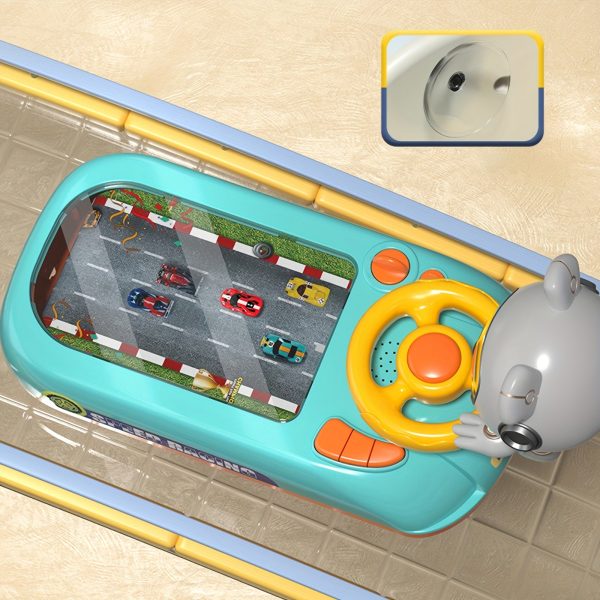 Baby Musical Steering Wheel Toy, Toddler Simulated Driving Racing Car Game With Sound Age 3 4 5 6+Year Old, Interactive Educational Learning Race Car Toy For Kids Boys And Girls Birthday Gift