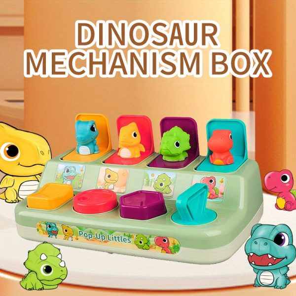 Fun & Educational Dinosaur-Shaped Surprise Box for Developing Your Baby's Logical Thinking & Motor Skills - Perfect Gift for Halloween, Christmas, and Thanksgiving Day