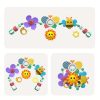 HUANGER Hanging Butterfly Crib Bassinet Mobile Baby Toy Rattles, Safety Newborn Bed Bell Toys No Battery Operation Required