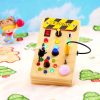 1pc Sensory Toy, Montessori Busy Board, LED Light Switch Sensory Toy, Travel Toy, Christmas, Thanksgiving Day Gift Easter Gift