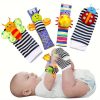 Baby Infant Rattle Socks Toys 3-6 To 12 Months Girl Boy Learning Toy, Rattle & Teethe Wrist Toy Christmas Halloween Thanksgiving Gift