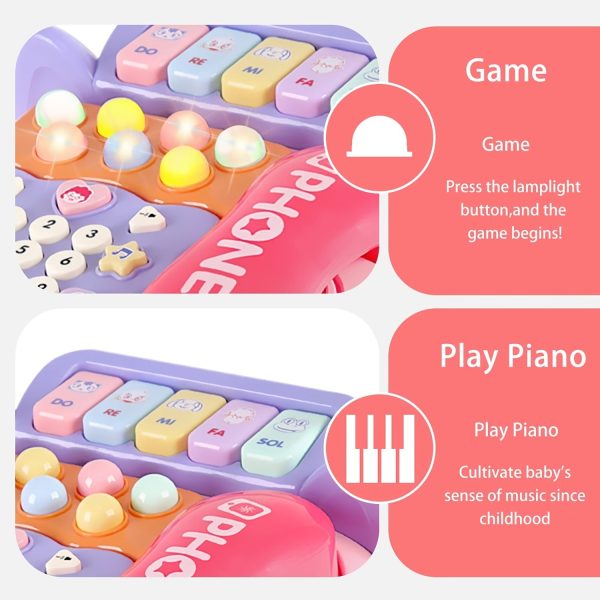 Baby Toys Musical Phone Car Phone, Educational Early Education Baby Simulation Seat Machine Toys For Boys Girls, Halloween, Christmas, Thanksgiving Day gift