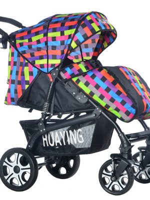 Luxury Baby Stroller with Foot Cover Portable Lying Two-way Baby Cart Widen Enlarge Sleeping Basket Newborn Pram Baby Trolleys