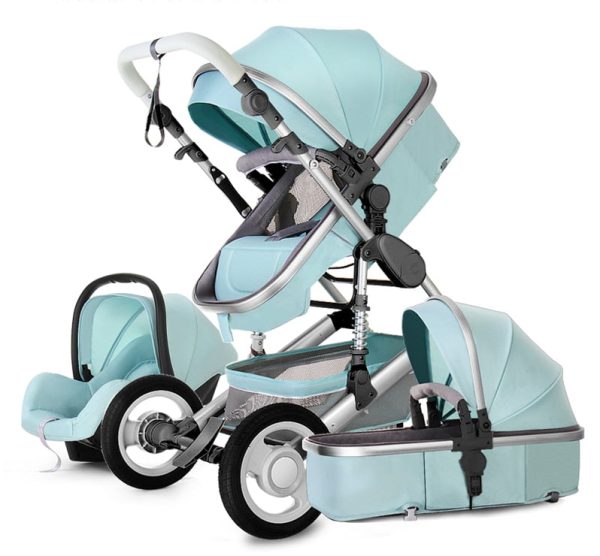 product-image-633771014-1.jpg New Style Baby Stroller 3 In 1 Luxury Folding Newborns Carriage With Car Seat 0~3Years Baby Prams Sleeping Basket Kid poussette