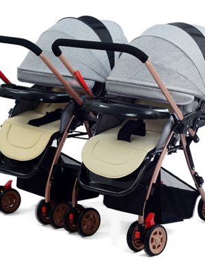 Splittable Twins Baby Stroller