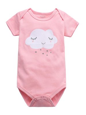 wholesale Newborn Bodysuit Baby Clothes Cotton Body Baby Short Sleeve Underwear Infant Boys Girls Clothing Baby's Sets